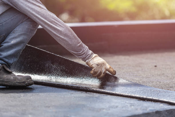 Professional Exterior Waterproofing technician working in Wingate, NC